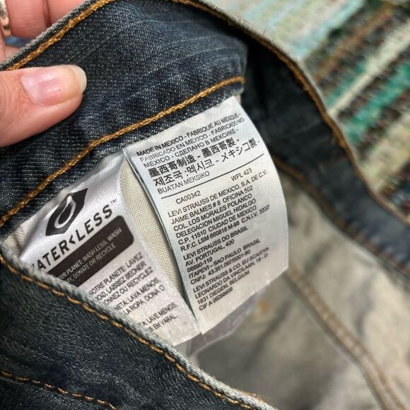 Levi's Blue Relaxed Fit Jeans men’s 52x29 denim 559 straight - Picture 4 of 7